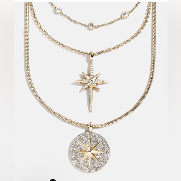 BaubleBar Jewelry - BaubleBar Gold and Silver Starburst Necklace Set